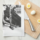 Anatomia Humani Corpusのスケルトン キッチンタオル (四つ折り)