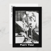 Anatomia Humani Corpusのスケルトン 招待状 (正面/裏面)