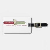 Anatomia Italianaの荷物のラベル ラゲッジタグ (正面横)