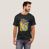 Anatomical Heart And Flowers Show Your Love Graphi Tシャツ (正面フル)