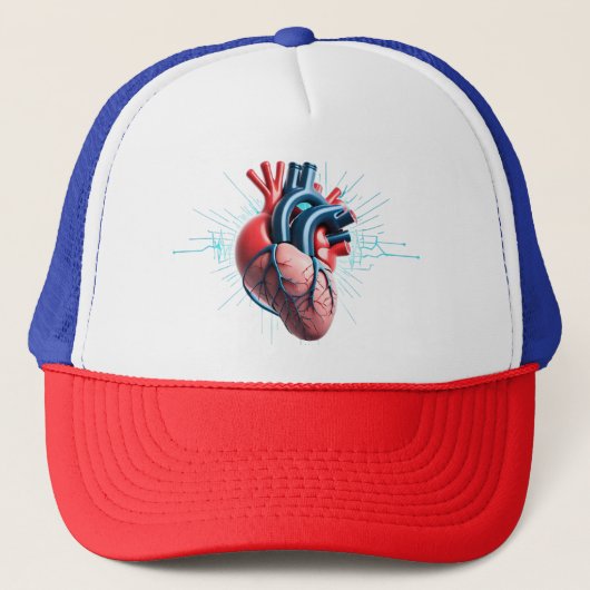 Anatomical Heart – Artistic Medical Illustration  キャップ (正面)