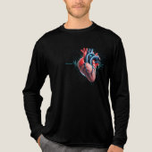 Anatomical Heart – Artistic Medical Illustration トライブレンドTシャツ (正面)