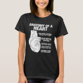 Anatomical Heart  Cool Cardiologist Tシャツ (正面)