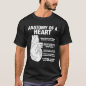 Anatomical Heart  Cool Cardiologist Tシャツ (正面)