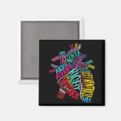 Anatomical Heart Design Cardiac Cardiovascular Icu マグネット (正面/裏面)