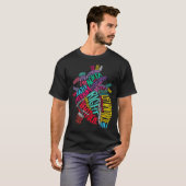Anatomical Heart Design Cardiac Cardiovascular Icu Tシャツ (正面フル)