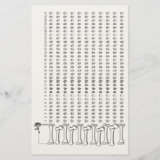 Anatomical Heart Habit Tracker – Gothic Habit Trac 便箋