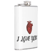 Anatomical Heart "I Love You"  フラスク (右)