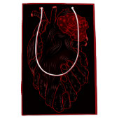 Anatomical Heart Love Gift Bag ミディアムペーパーバッグ (正面)
