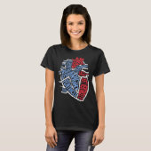 Anatomical Heart Medical Parts Cardiologist Surgeo Tシャツ (正面フル)