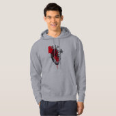 Anatomical Heart Sketch Trash Polka Art Hoodie パーカ (正面フル)