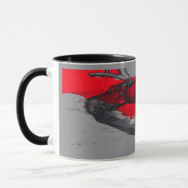 Anatomical Heart Sketch Trash Polka Art Mug マグカップ