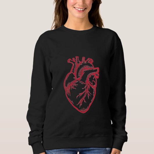 Anatomical Heart Valentine Shirt スウェットシャツ (正面)