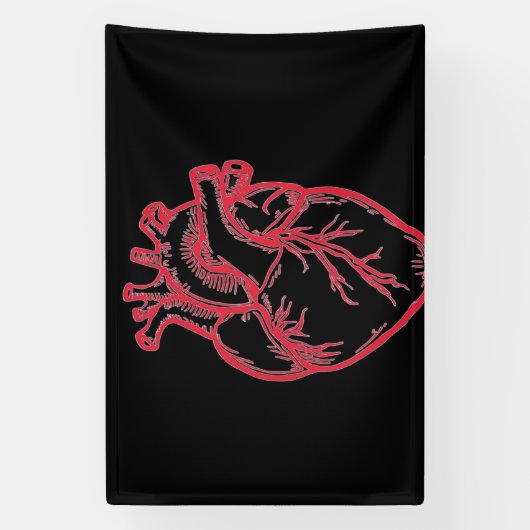 Anatomical Heart Valentine Shirt 横断幕 (縦)