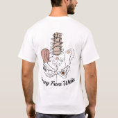 Anatomy Art T-Shirt – “Life in Every Breath”  Tシャツ (裏面)