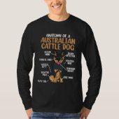 Anatomy Of A Australian Cattle Dog Tシャツ (正面)