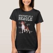 Anatomy of a Beagle Dog   Sayings Tシャツ (正面)