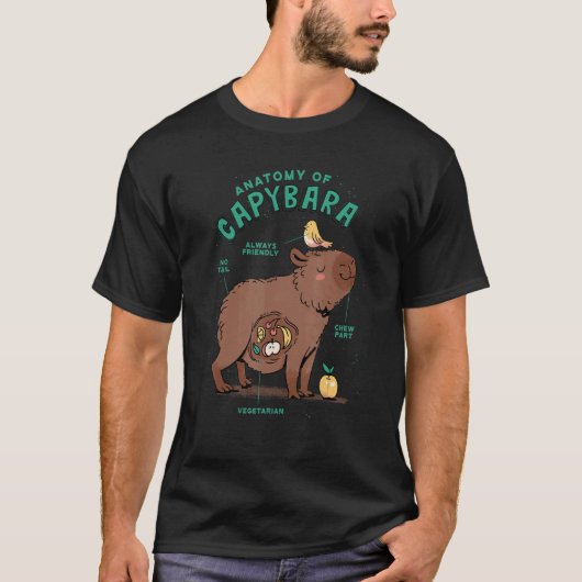Anatomy of a Capybara Tシャツ (正面)