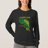 Anatomy of a Chameleon Lizard Retilien Tシャツ (正面)