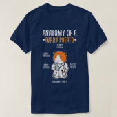 Anatomy Of A Furry Potato 8 Tシャツ (デザイン正面)