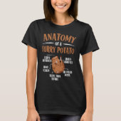 Anatomy Of A Furry Potato Guinea Pig  2 Tシャツ (正面)