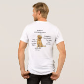 Anatomy of a Golden Retriever - Funny Dog Mom/Dad  トライブレンドＴシャツ (裏面全面)