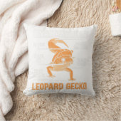 Anatomy Of A Leopard Gecko Lover Lizard Animal Rep クッション (ブランケット)