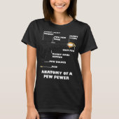 Anatomy of a Pew Pewer Funny 2nd Amendment Gun Lov Tシャツ (正面)
