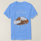 Anatomy of a Piebald Ball Python Snake Lover Gift Tシャツ (デザイン正面)