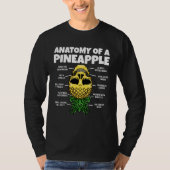 Anatomy Of A Pineapple Upside Down Pineapple Swing Tシャツ (正面)