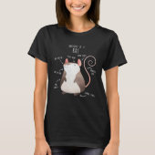 Anatomy of a Rat Cute  Fancy Pet Rodent Tシャツ (正面)