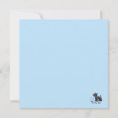 Anatomy of a Schnauzer Funny Notecard ノートカード (裏面)