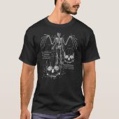 Anatomy Of A Vampire Skull w Fangs, Bat Wings & Sk Tシャツ (正面)