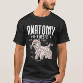 Anatomy Of A West Highland White Terrier Tシャツ (正面)