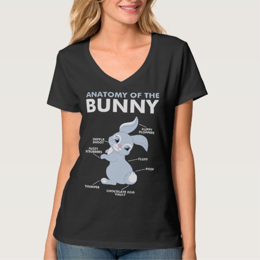Anatomy of Bunny Rabbit Tシャツ (正面)
