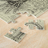 Anatomy of the Human Hand by Leonardo da Vinci ジグソーパズル (側面)