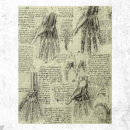 Anatomy of the Human Hand by Leonardo da Vinci ジグソーパズル