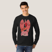 Anatomy Physiology Heart Lungs Vital Organs Illust Tシャツ (正面フル)