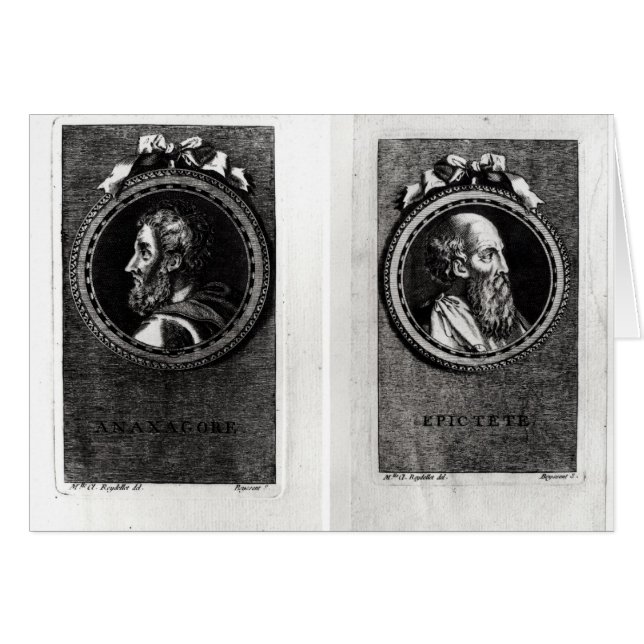 AnaxagorusおよびEpictetus (正面横)