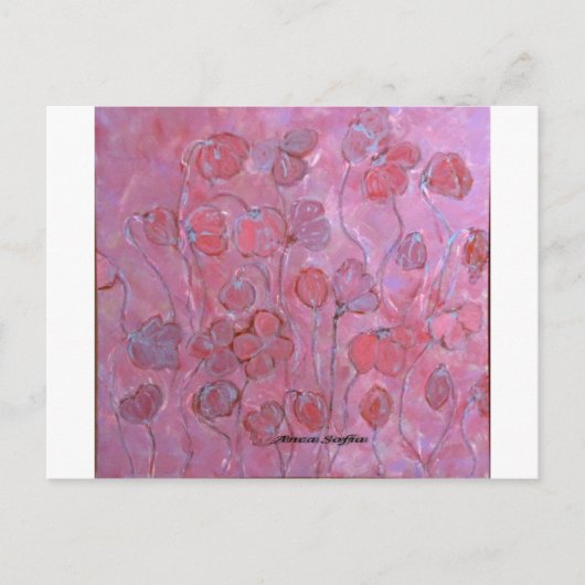 Anca Sofia装飾芸術:ラ・フロル・デ・ミ・セクレト ポストカード (正面)