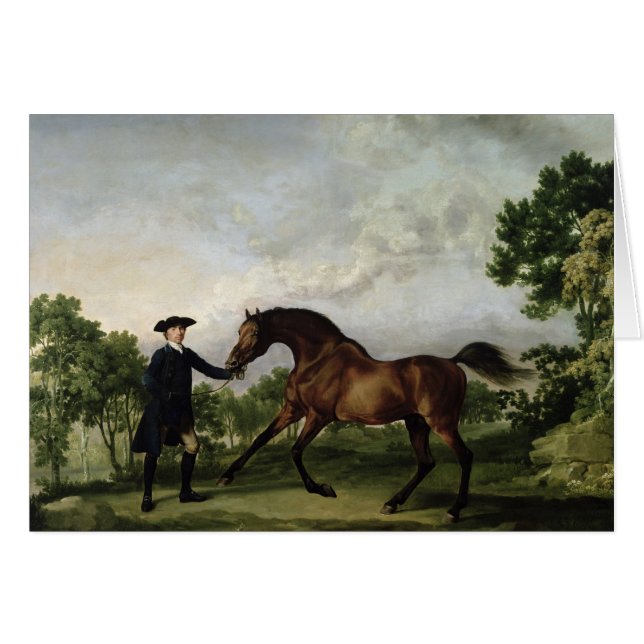 Ancasterの湾の種馬"ブランク"の公爵 (正面横)