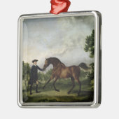 Ancasterの湾の種馬"ブランク"の公爵 メタルオーナメント (左)