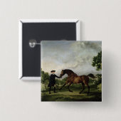 Ancasterの湾の種馬"ブランク"の公爵 缶バッジ (正面&裏面)