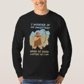 Ancestors Hunting Hunters Hunt Ancient Deer Wildli Tシャツ (正面)