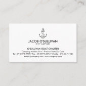 Anchor Boat Charter Fishing 名刺 (正面)