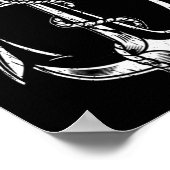 Anchor Captain Of The Boat ポスター (角)