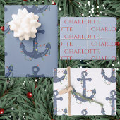 Anchor Christmas  ラッピングペーパーシート