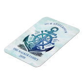 Anchor Cruise Ship Stateroom Magnet マグネット (左側)