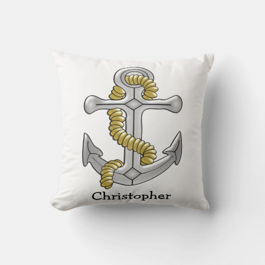 Anchor Design Personalised クッション (正面)