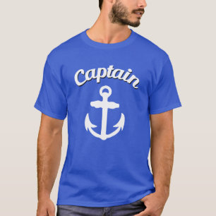 Anchor Funny Men's大尉 Tシャツ
